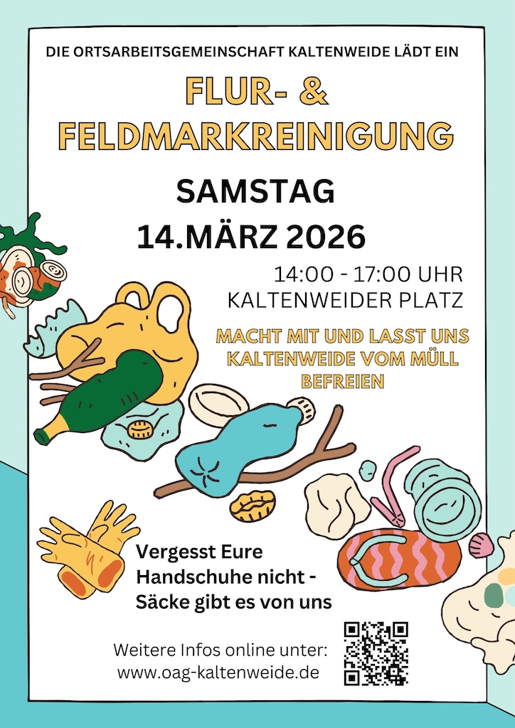 Flurreinigung 2026 - Ankündigungsplakat 724x1024 Px